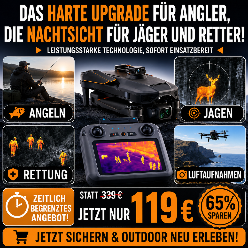 BGBDHZ T8 Max Wärmebilddrohne/Wärmebildgebung + Jagd + Transport + Nutzlast + Lieferung + Einsatzort